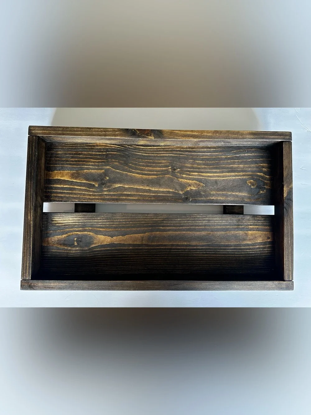 Wet Dog Workshop Handmade Rustic Wood Coffee Table Tray